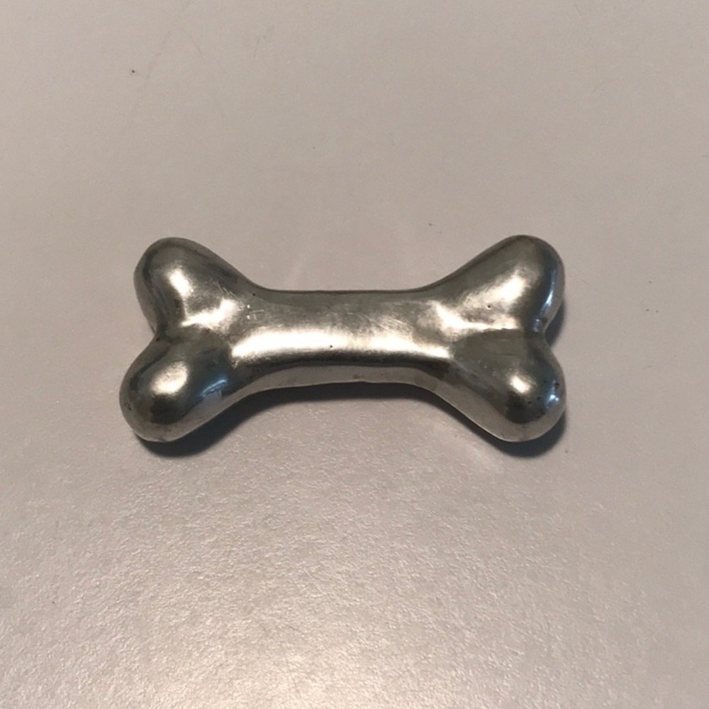 Like New Preowned MARIPOSA cocktail napkin holder w dog bone weight & napkins - Picture 3 of 6